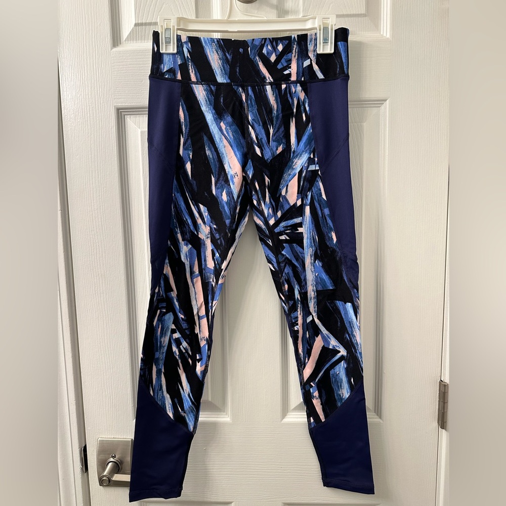 Calvin Klein Performance Black, Blue & pink Active Leggings, size S women